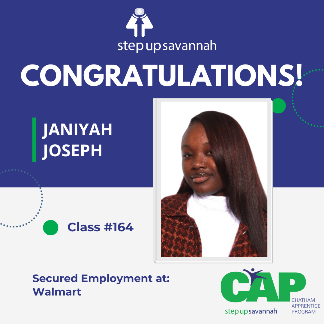 CAP Graduate Janiyah Joseph