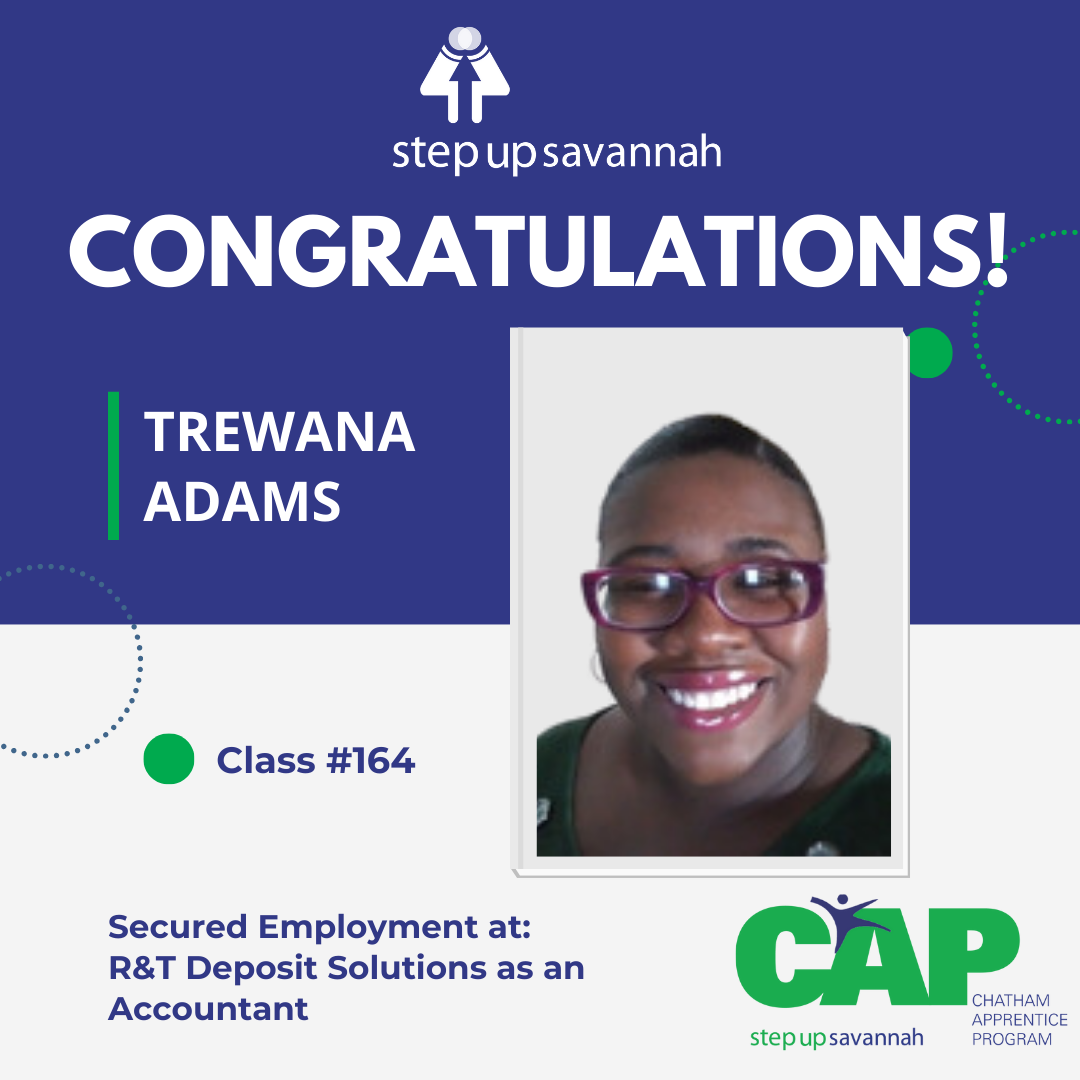 CAP Graduate Trewana Adams