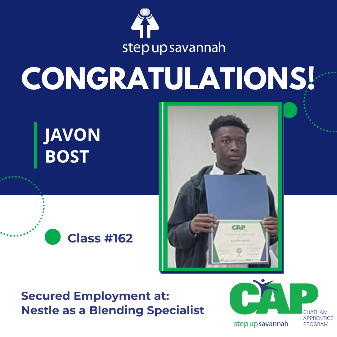 CAP Graduate Javon Bost